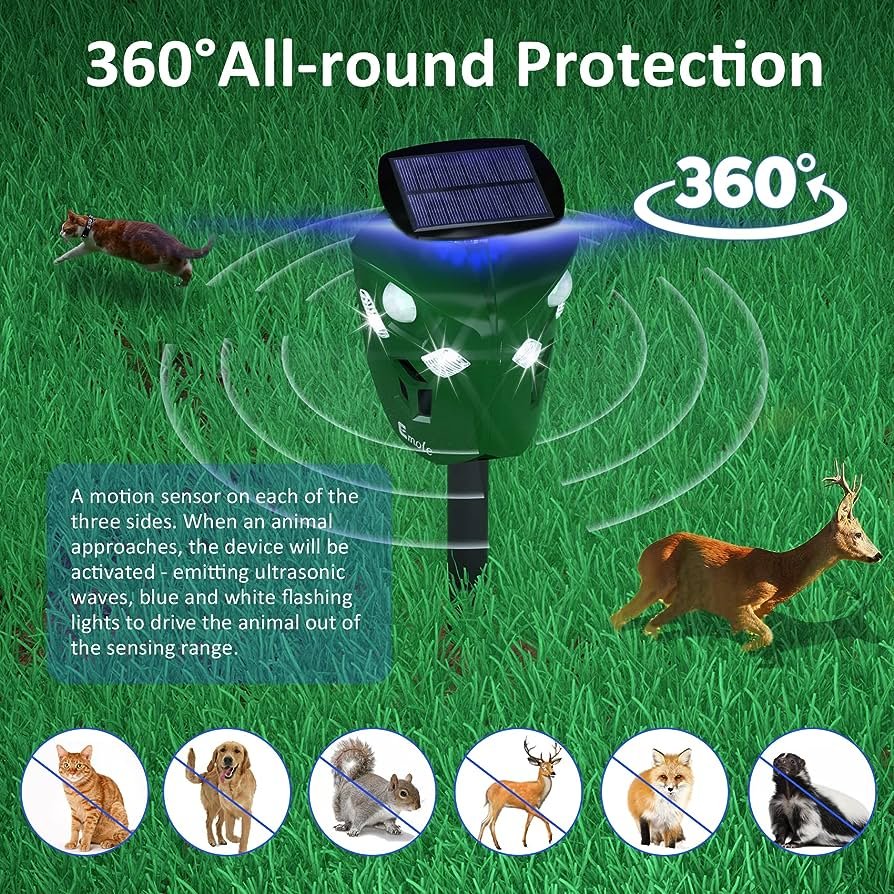 Solar Animal Repeller: An Eco-Friendly Solution For Keeping Pests Away