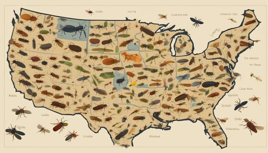 States with Biggest Bug Issues