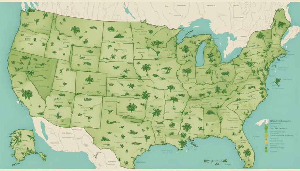 States with high bug infestation