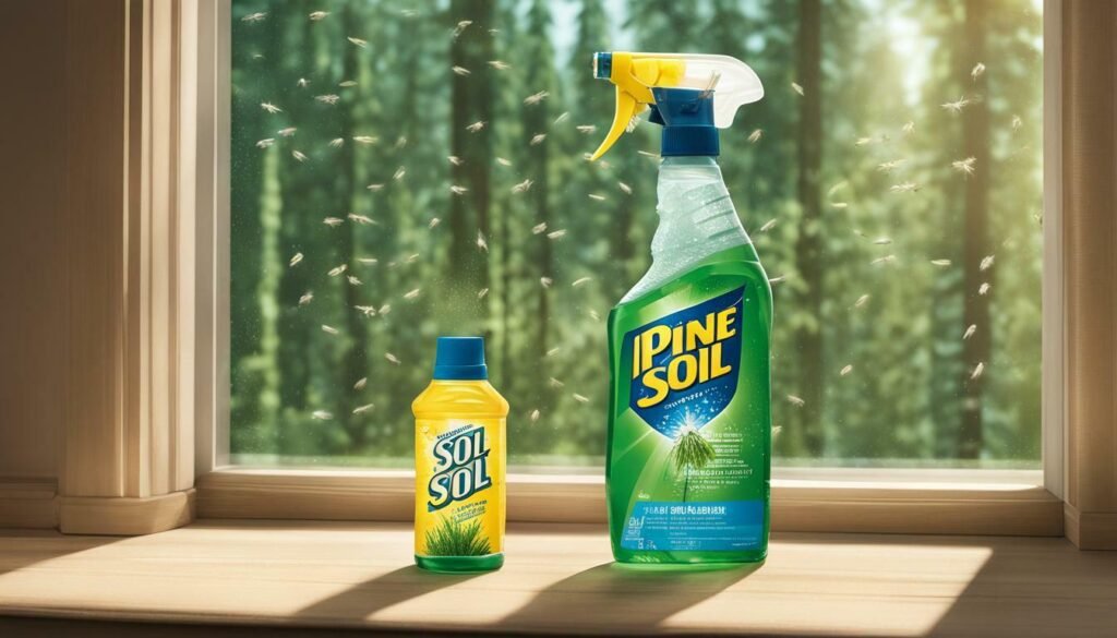 Using Pine Sol to deter bugs