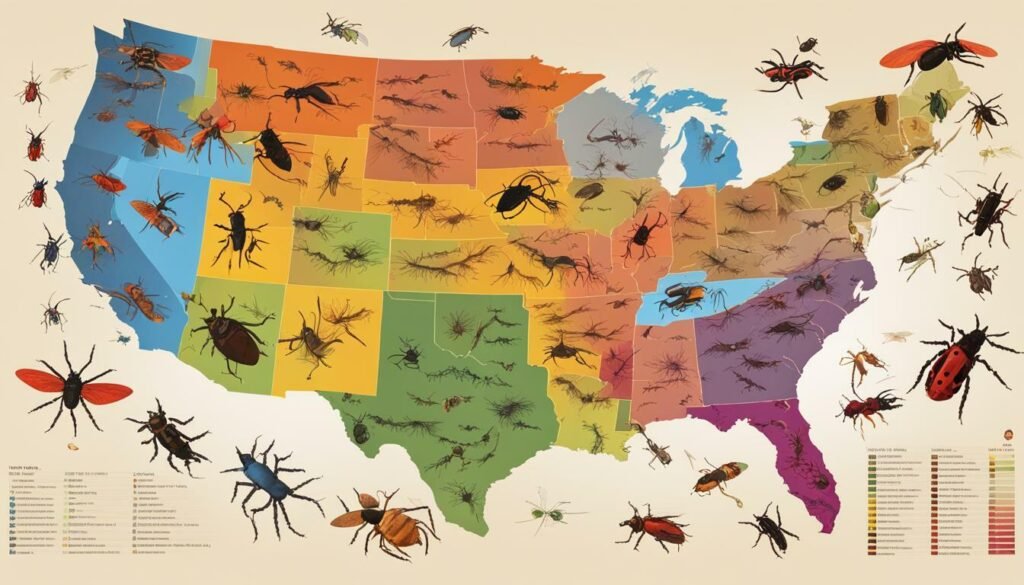 states with high bug infestation