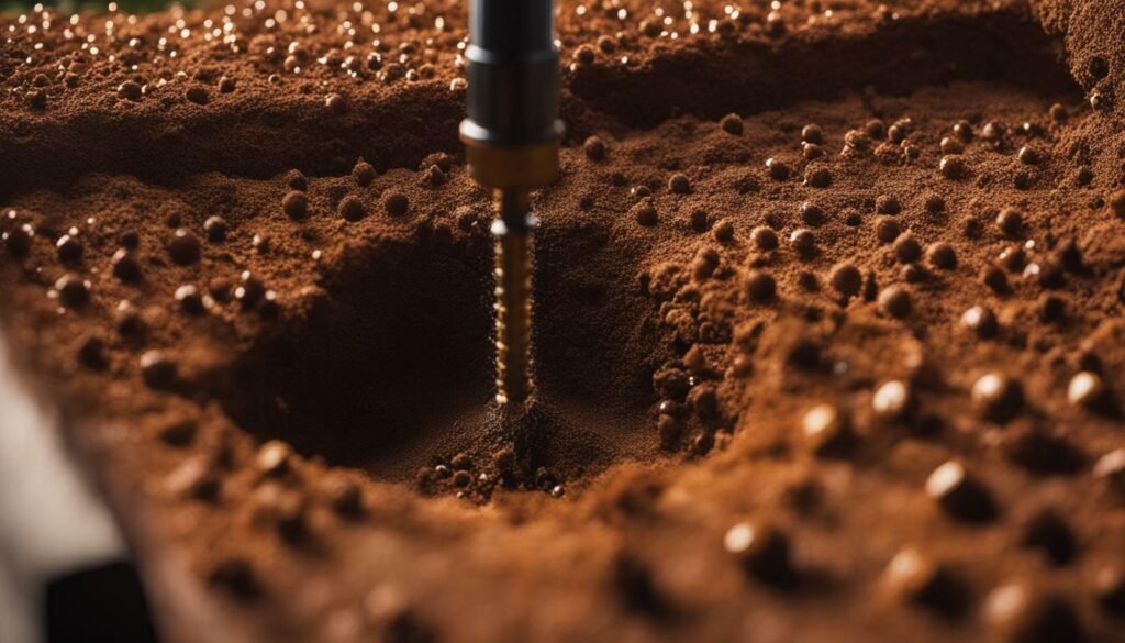 termite control drilling process